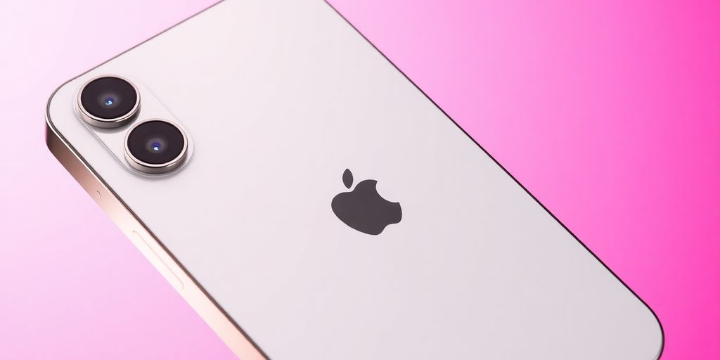 iPhone 13 em fundo vibrante, destacando seu design elegante.