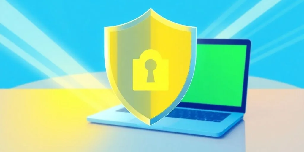 Desvendando: O que é um antivírus e como ele protege você? 2 Escudo digital protegendo computador.