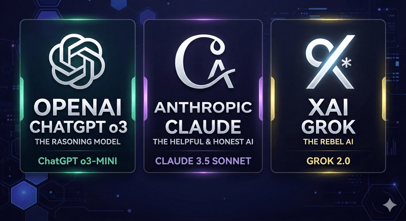 ChatGPT o3 vs Claude vs Grok: Qual LLM é o mais inteligente? 1 ChatGPT o3 vs Claude vs Grok: Qual LLM é o mais inteligente?